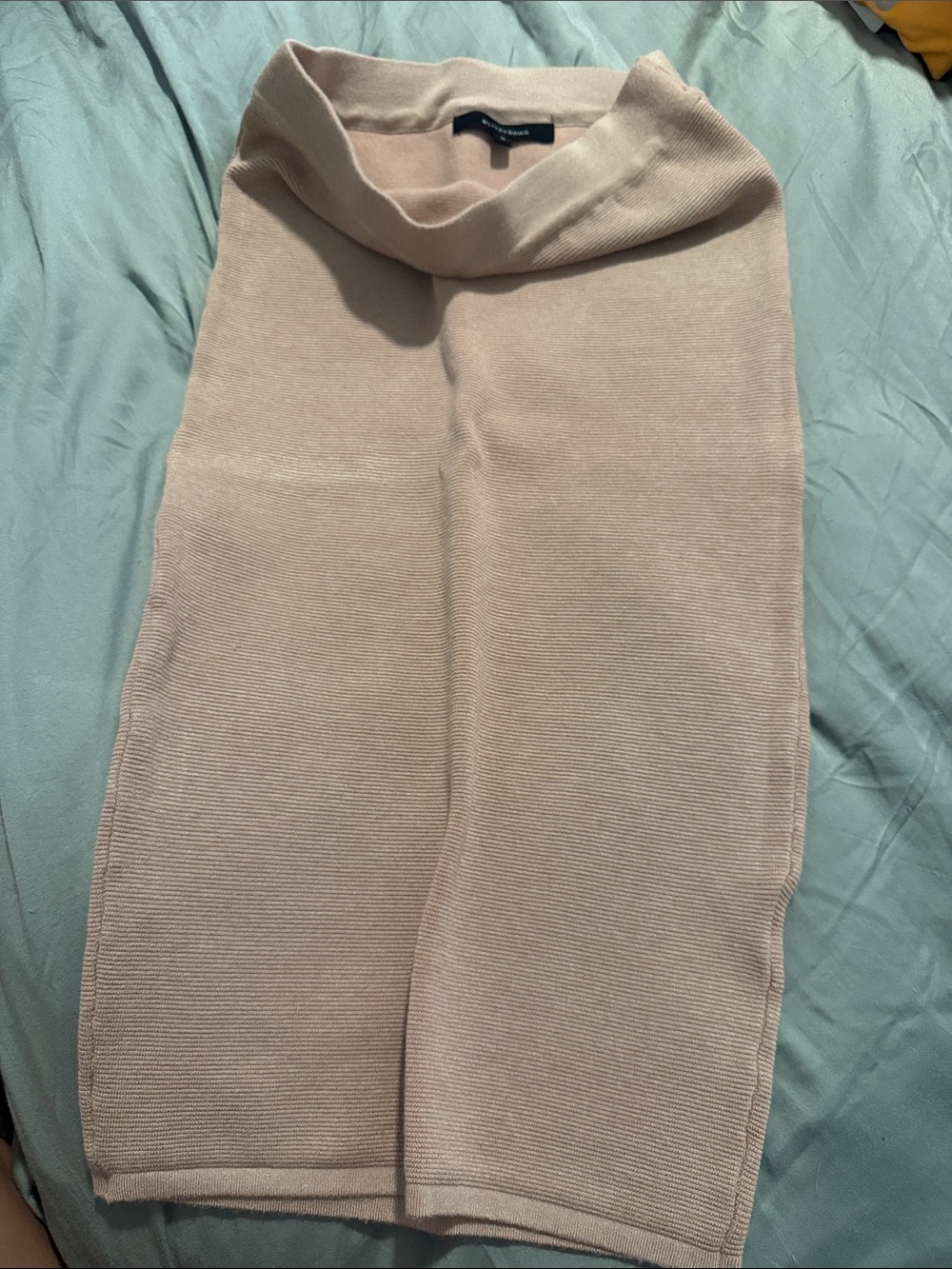 Light Blush Knit Bodycon Skirt